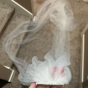 Elegant White Bridal Veil